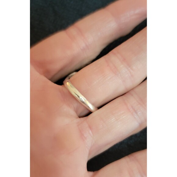 Artisan crafted Amber gemstone cabochon Ring  Sterling Silver 925 Vintage 7.75-8 - Picture 2 of 14